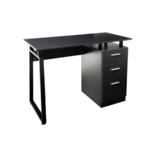 ESCRITORIO SATURNO NEGRO TAPA TERMOFUNDIDO